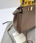Сумка Fendi Peekaboo Medium Satchel Dark Biege
